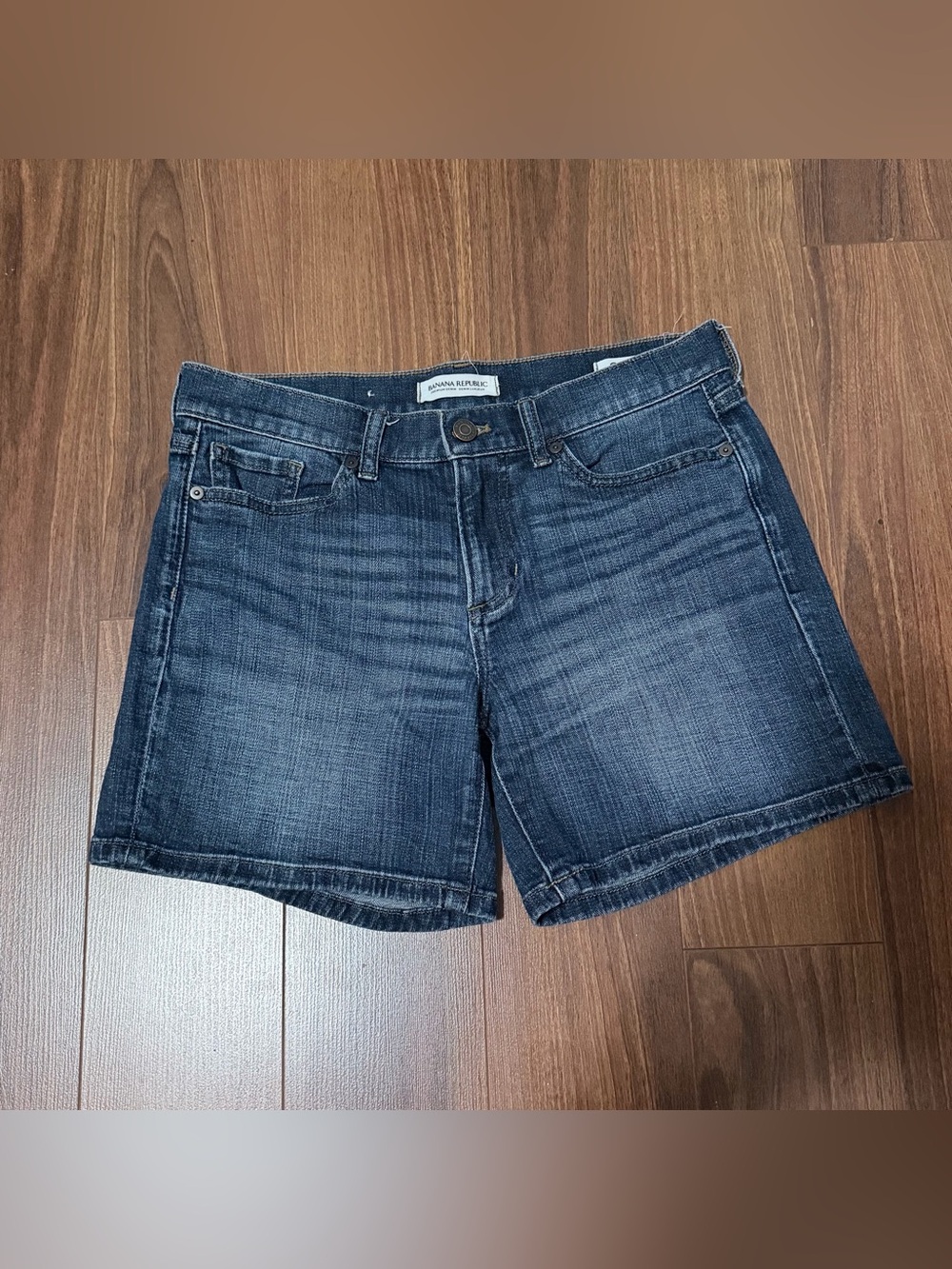 Banana Republic Women's Dark Blue Denim Jean Shorts